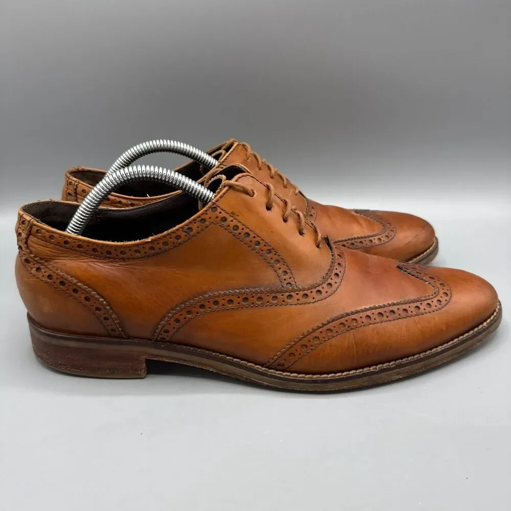 Cole Haan Wingtip Leather Lace up Dress Shoes Men's Size 10.5 M